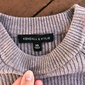 Purple Cut Out Shoulder Sweater